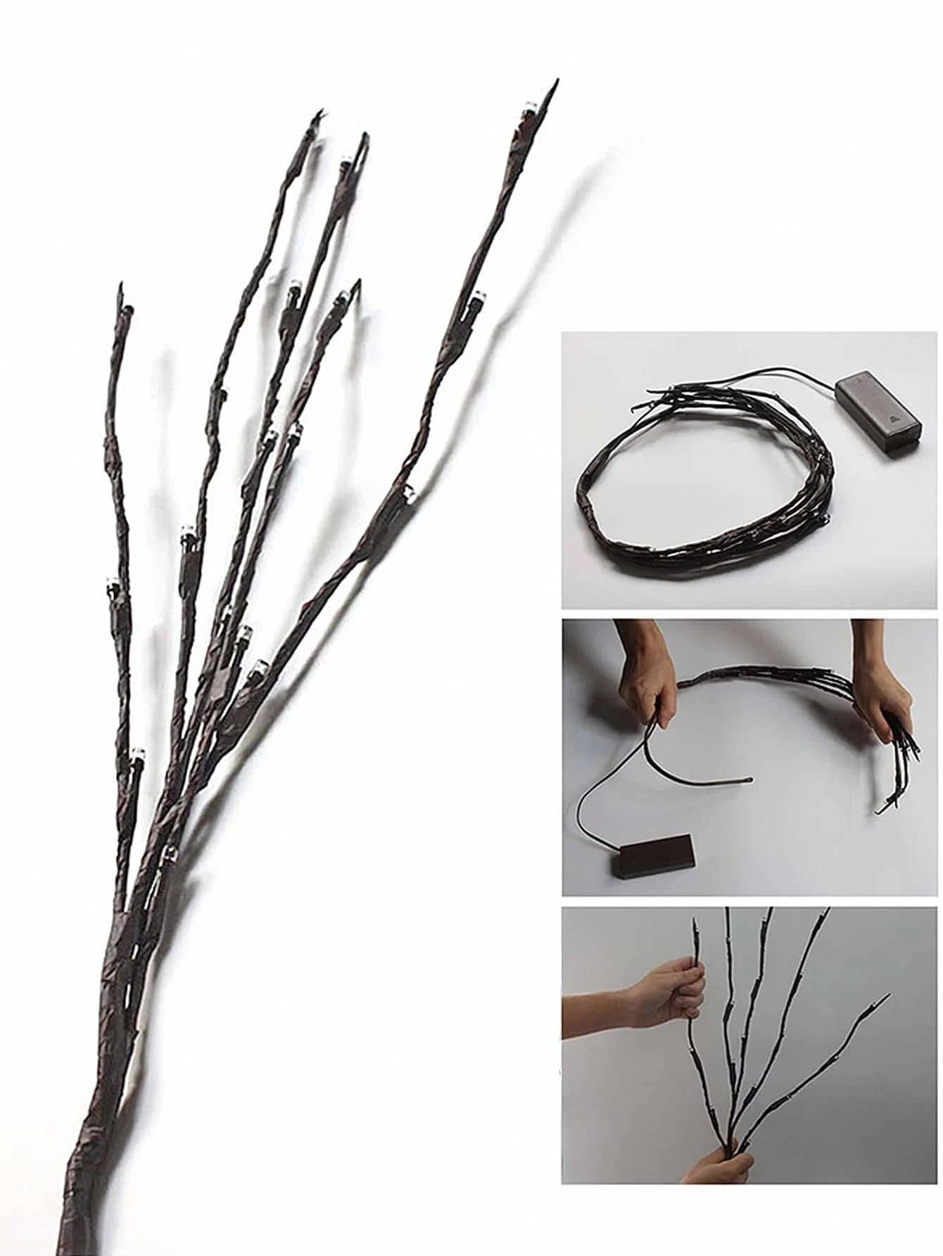 1Pc Tree Branch Design Decorative Light, LED Creative Tree Branch Novelty Light for Home Decor