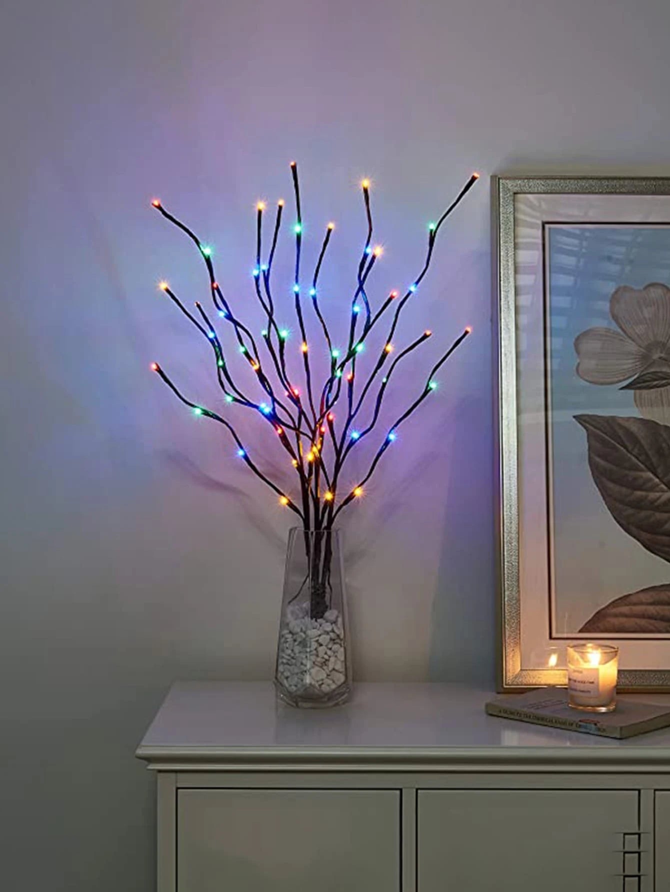 1Pc Tree Branch Design Decorative Light, LED Creative Tree Branch Novelty Light for Home Decor