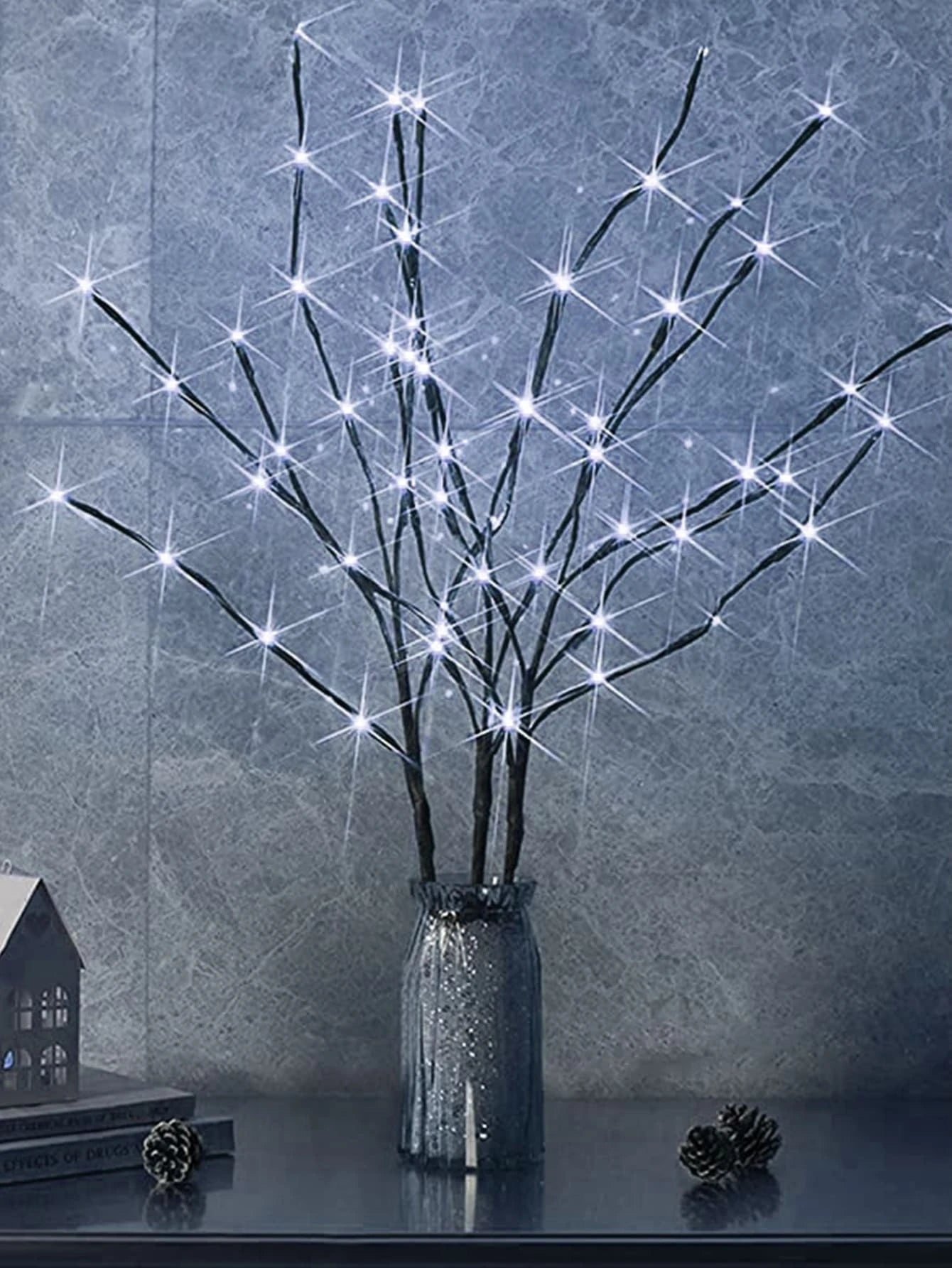 1Pc Tree Branch Design Decorative Light, LED Creative Tree Branch Novelty Light for Home Decor